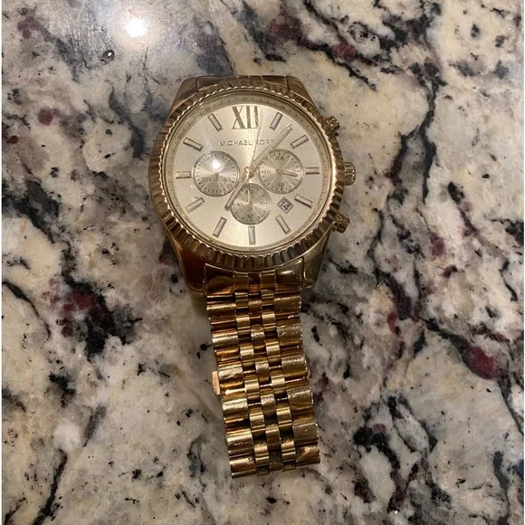 Michael kors Lexington Gold-Tone Watch